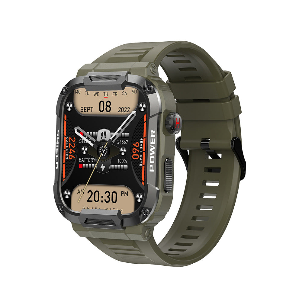 Military Smart Watch, 1.85-Inch Touch Screen Tactical Smartwatch with Text and Call, Heart Rate, Blood Oxygen, and Activity Trackers-6