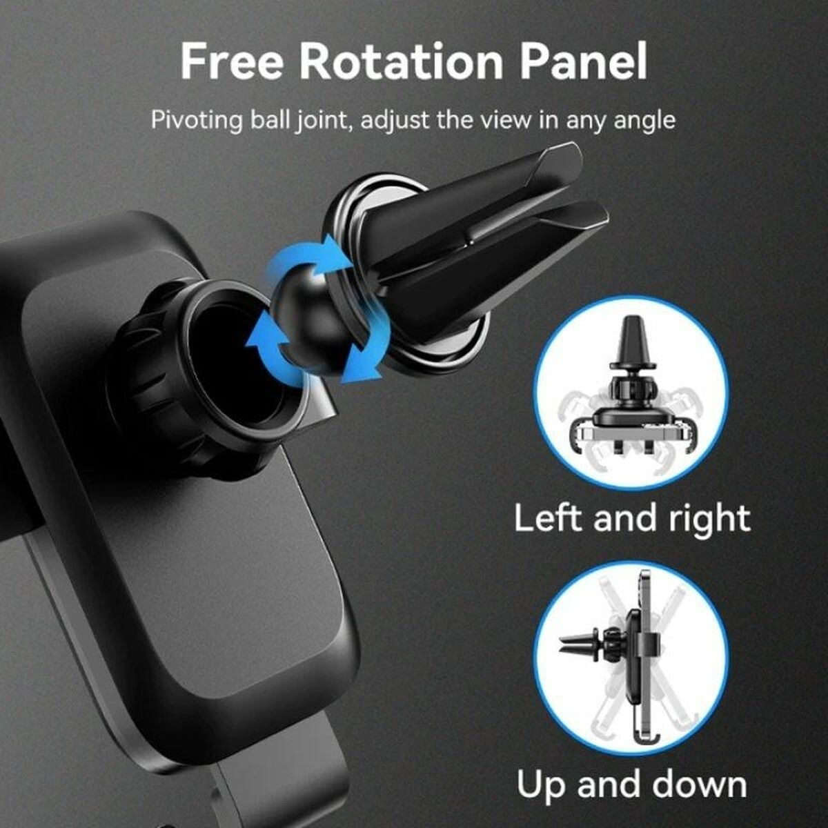 Mobile support Vention KCTB0 Black Plastic-2