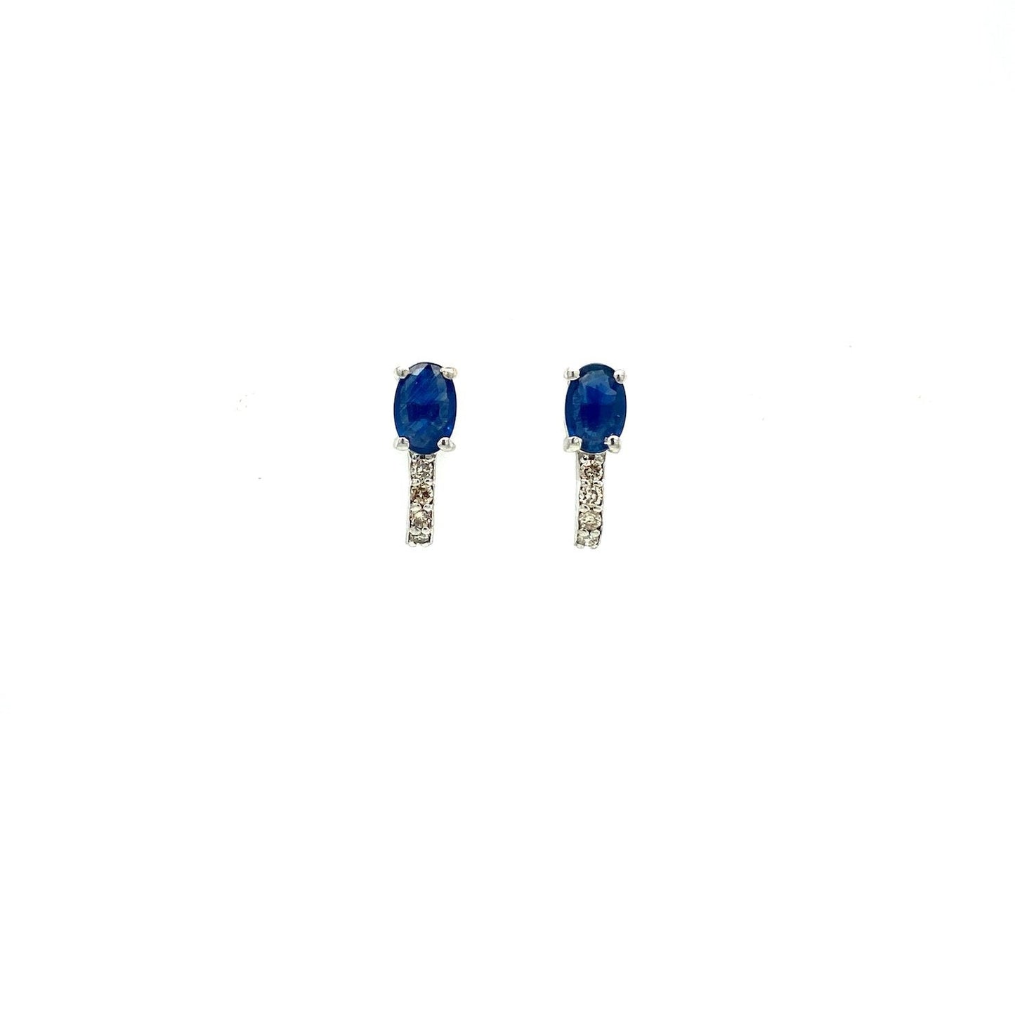 Sapphire Earring in .925 Sterling Silver - KST 58934-0