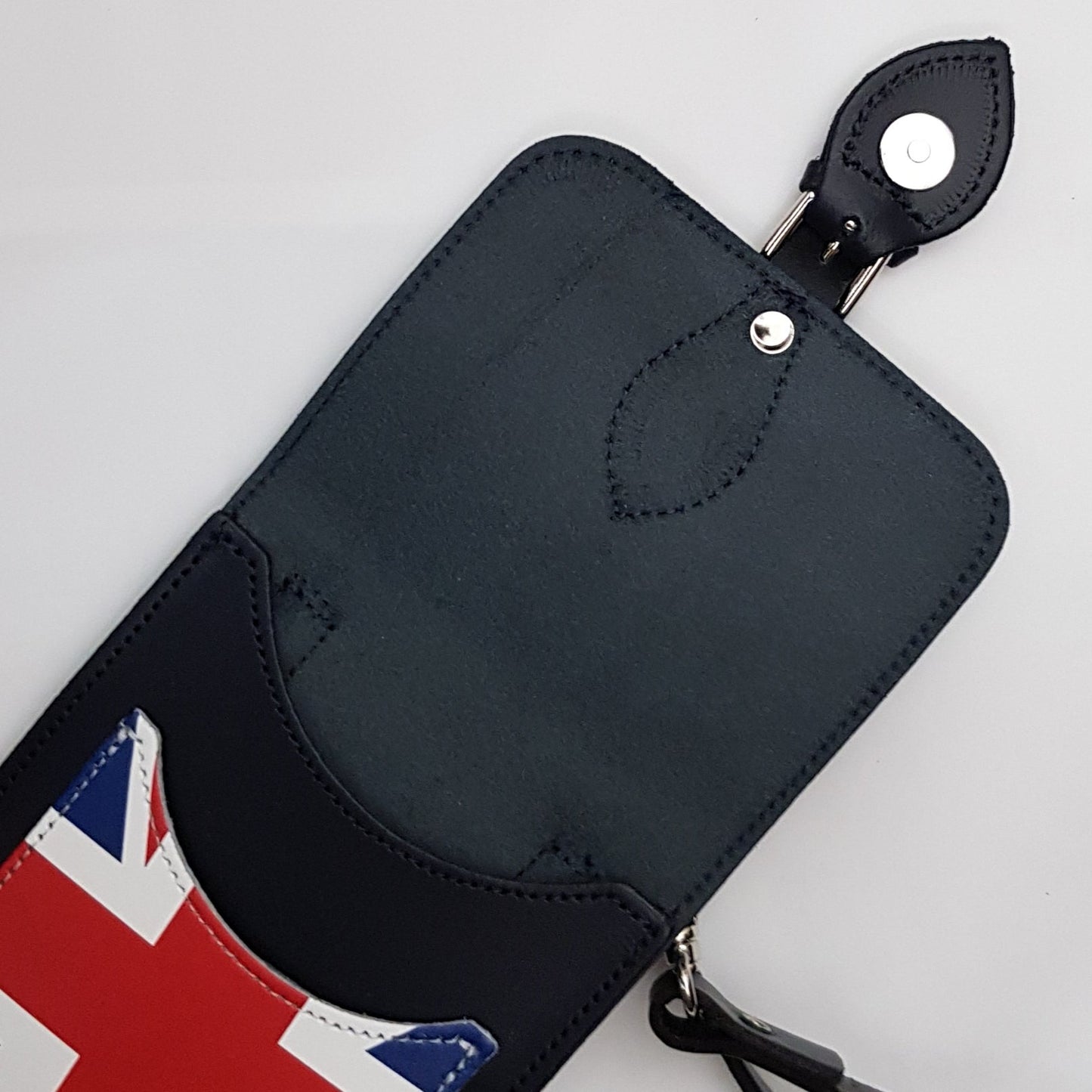 Leather Mobile Phone Pouch Plus - Union Jack - In Stock & Ready to Ship-2