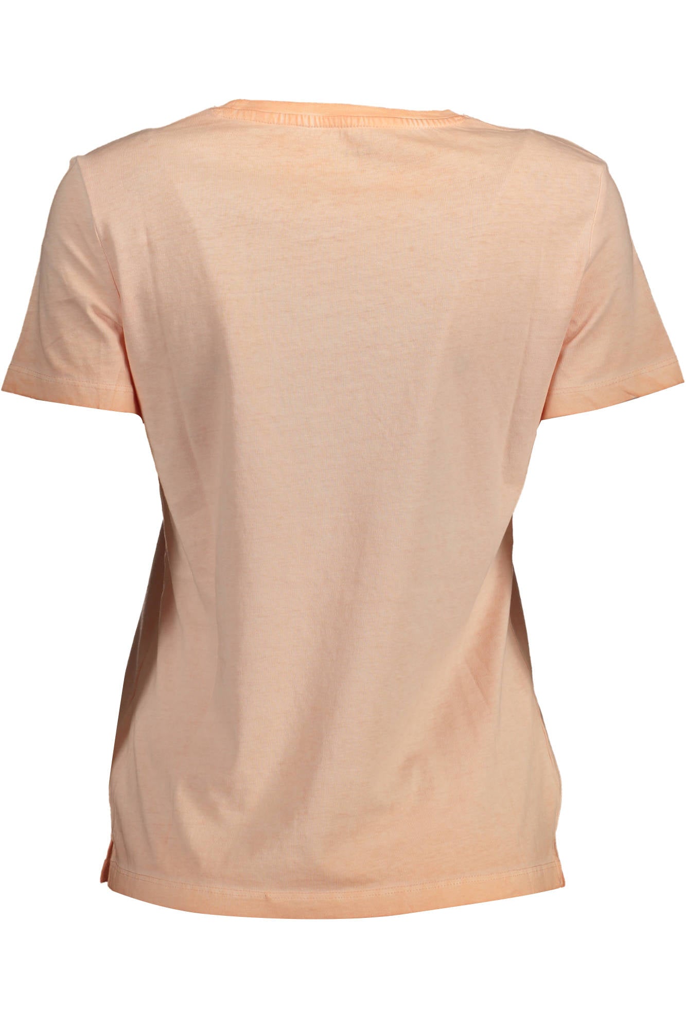 GUESS JEANS WOMEN'S SHORT SLEEVE T-SHIRT PINK-1
