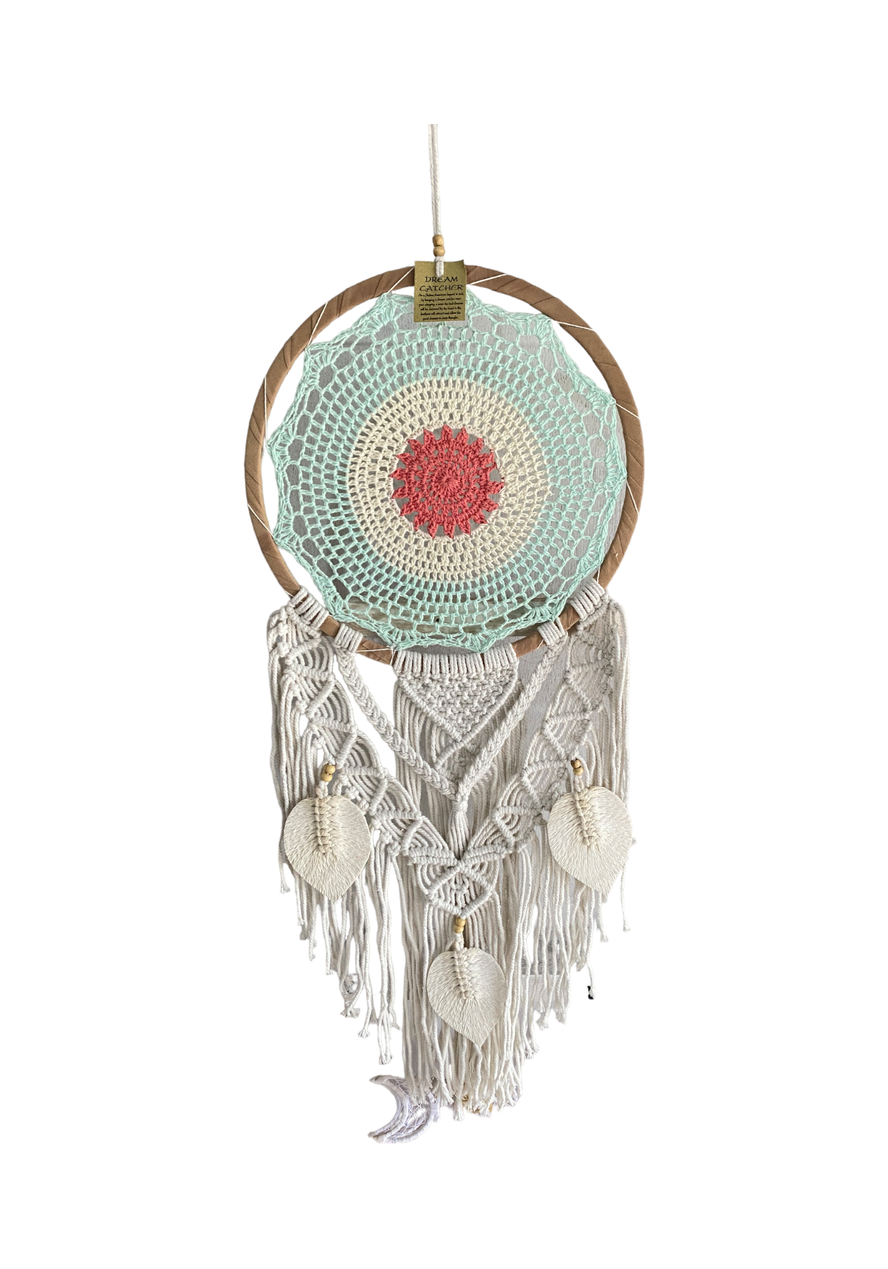 Medium Full Macrame Bali Dream Catcher-2
