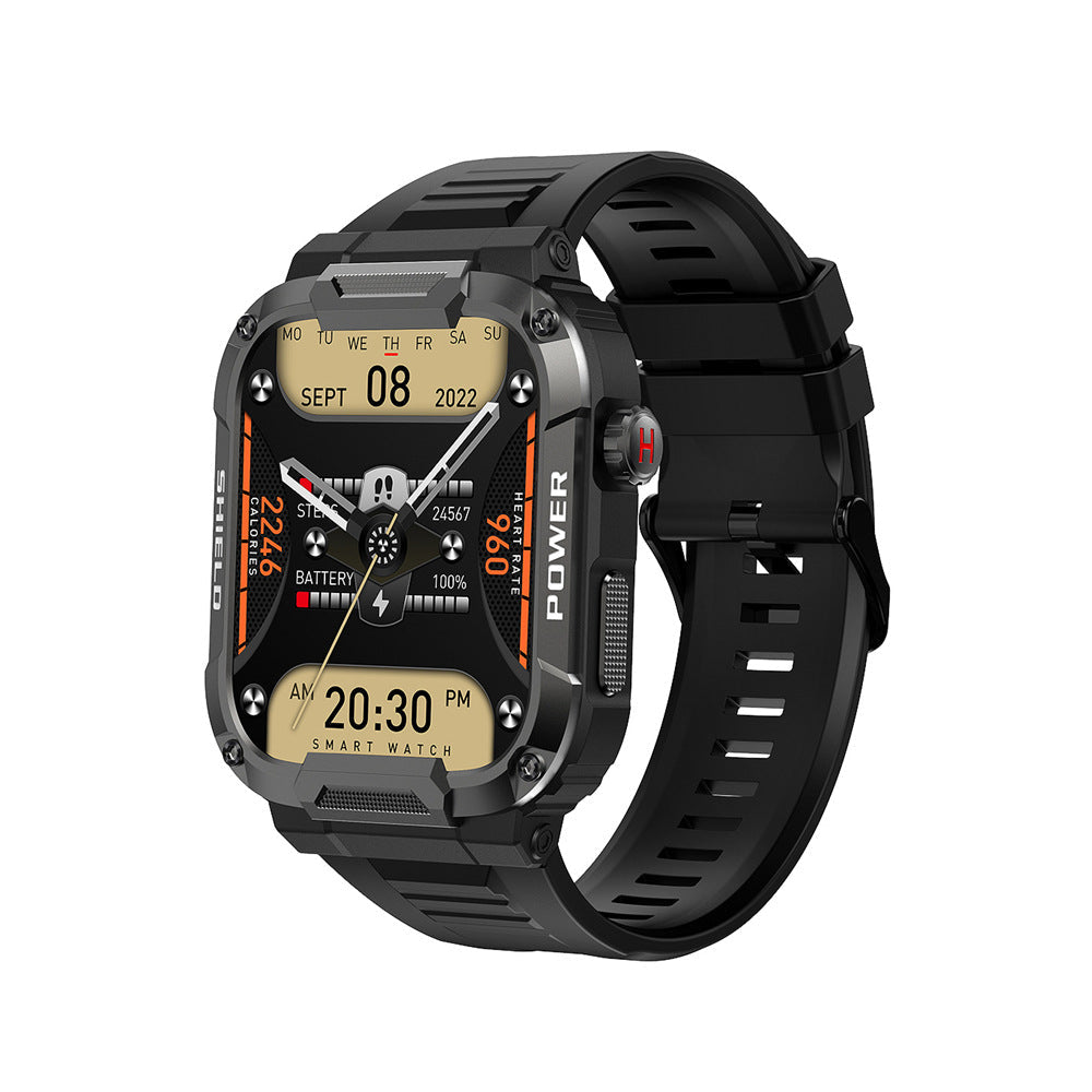 Military Smart Watch, 1.85-Inch Touch Screen Tactical Smartwatch with Text and Call, Heart Rate, Blood Oxygen, and Activity Trackers-5