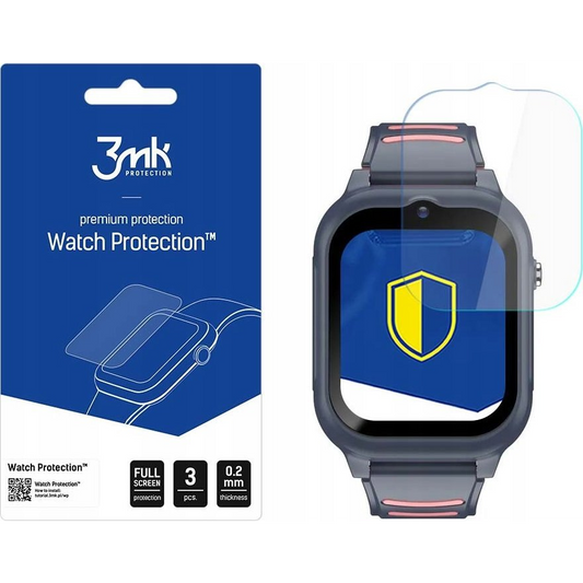 3mk Óra kijelző védőfólia FlexibleGlass hibrid üvegfólia 7H Forever GPS WIFI 4G Kids Look Me 2 KW-510 (5903108535939)-0