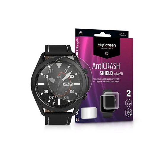 MyScreen Samsung Galaxy Watch 3 (41mm) ütésálló kijelzővédő fólia 2db (LA-1939) (LA-1939)-0