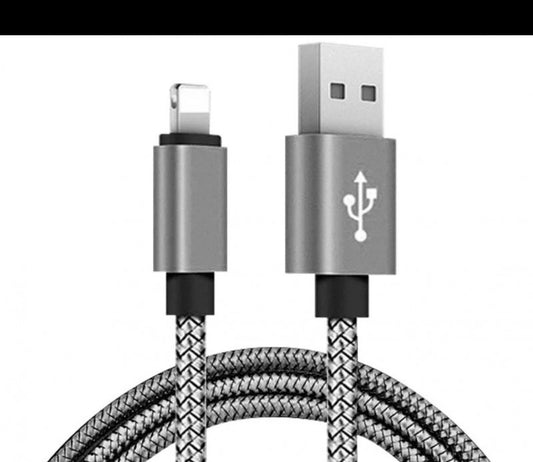 Extra strapabíró 1 méteres Lightning Iphone gyorstöltő és USB adatkábel-0