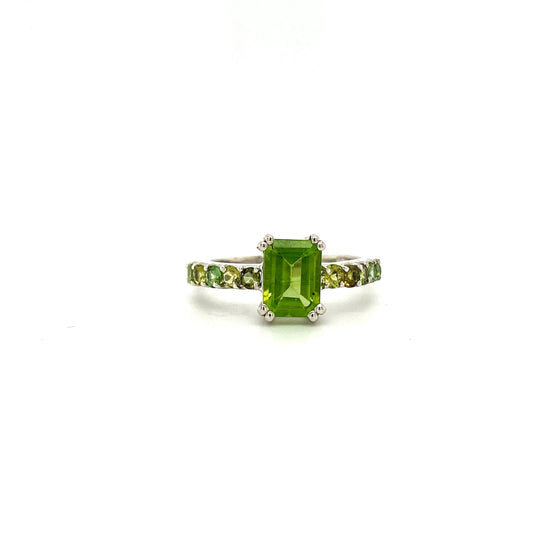 Peridot Ring in .925 Sterling Silver KSR - 13339-0
