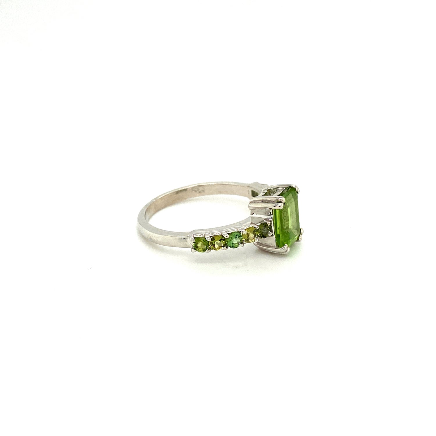 Peridot Ring in .925 Sterling Silver KSR - 13339-1