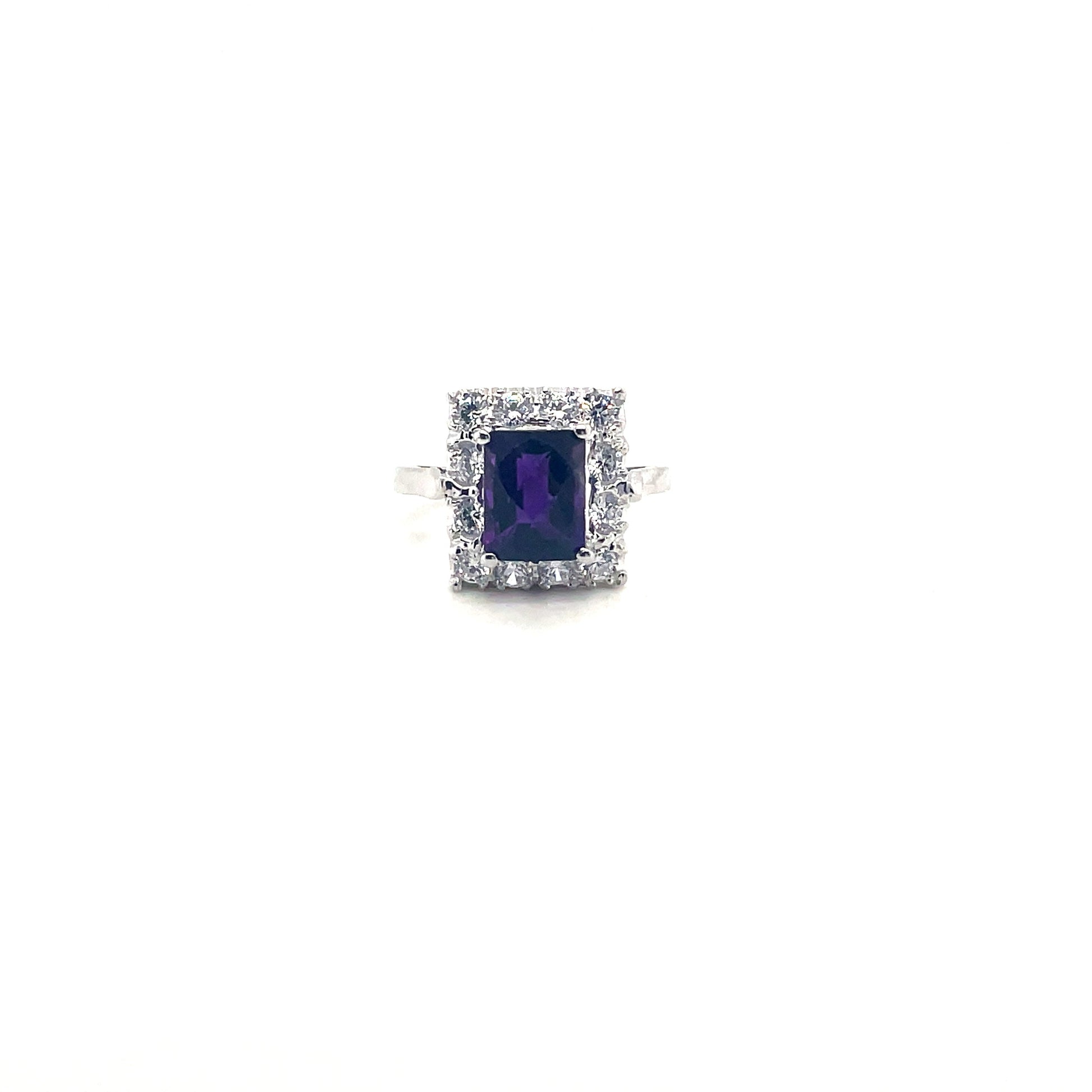 Amethyst Ring in .925 Sterling Silver - KSR 17423-0