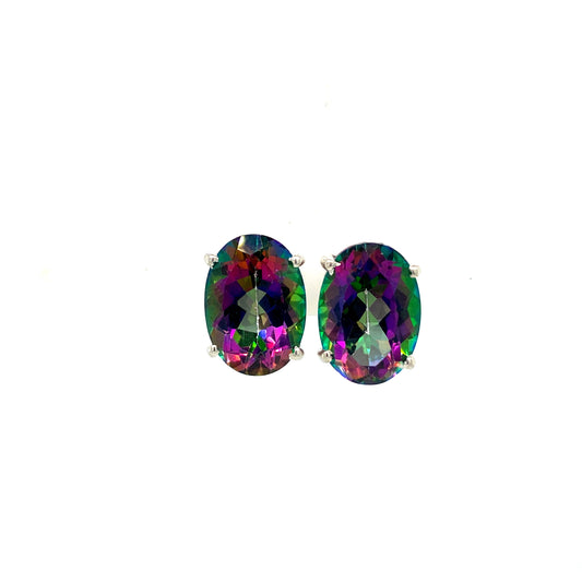 Mystic Topaz Earring in .925 Sterling Silver - KST 58299-0