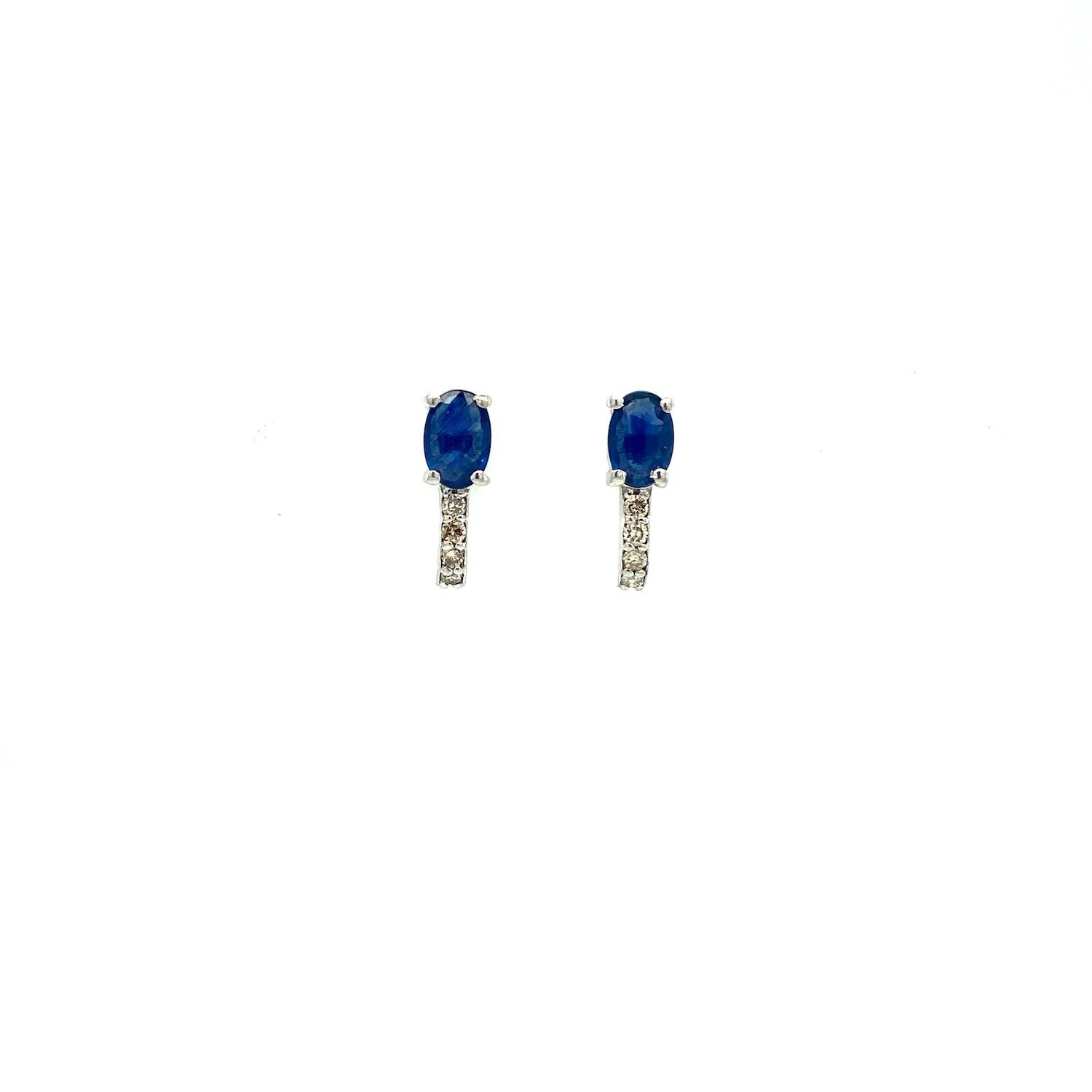 Sapphire Earring in .925 Sterling Silver - KST 58934-0