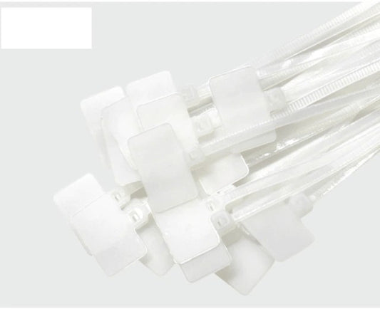 Színes címkés kábelkötegelő (100 db)-0