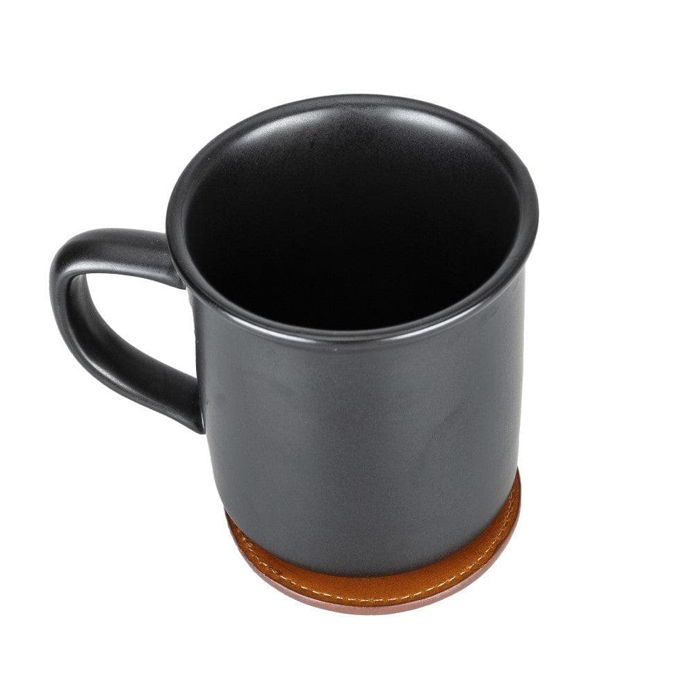 Tucson Genuine Leather Coaster Set of 5 with Holder - Premium Cup Coasters-1
