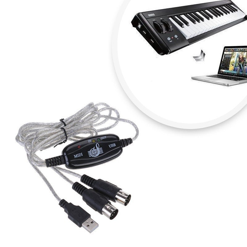 USB MIDI kábel USB MIDI adapter-1