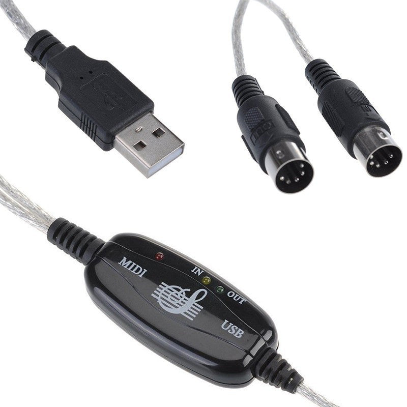 USB MIDI kábel USB MIDI adapter-3
