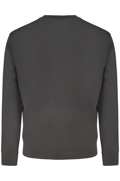 HUGO BOSS MEN'S BLACK ZIP-UP SWEATSHIRT-1