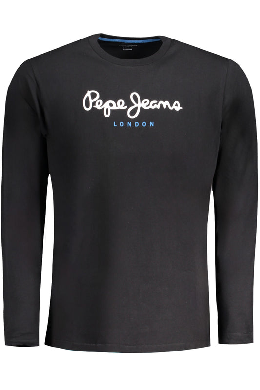 PEPE JEANS MEN'S SHORT SLEEVE T-SHIRT BLACK-0