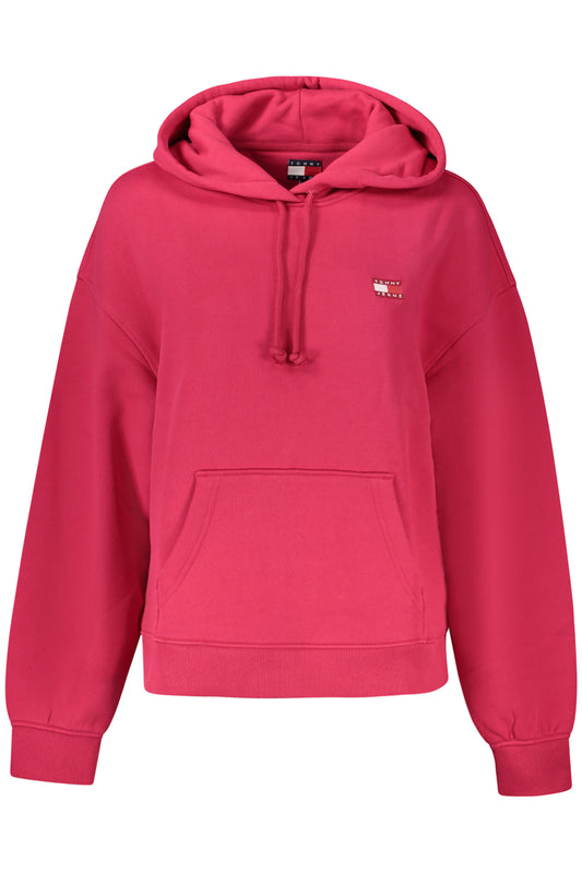 TOMMY HILFIGER WOMEN'S PINK ZIP-UP SWEATSHIRT-0