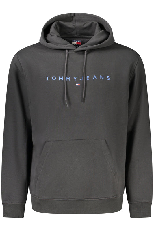 TOMMY HILFIGER MEN'S BLACK ZIP-UP SWEATSHIRT-0