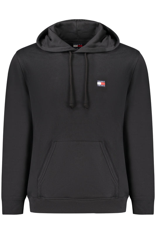 TOMMY HILFIGER MEN'S BLACK ZIP-UP SWEATSHIRT-0