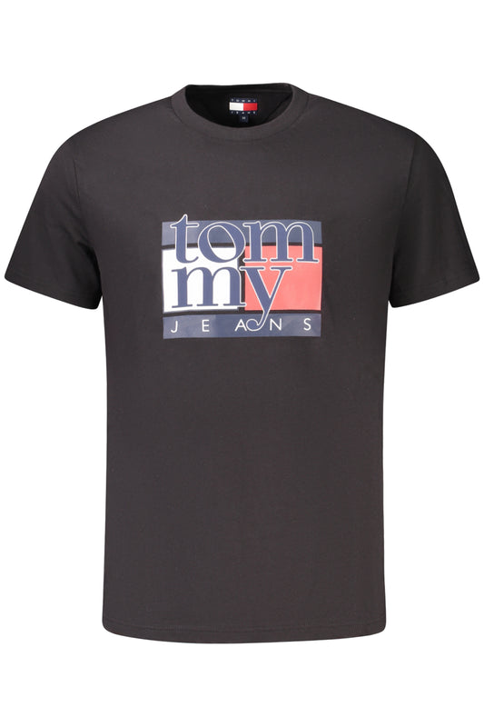 TOMMY HILFIGER MEN'S SHORT-SLEEVE T-SHIRT BLACK-0